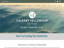 Tablet Screenshot of calvarygigharbor.com
